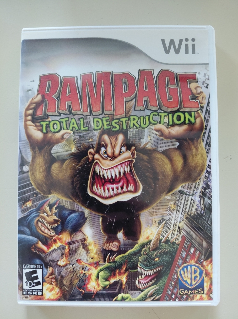 Rampage: Total Destruction (Nintendo Wii, 2006) Complete
